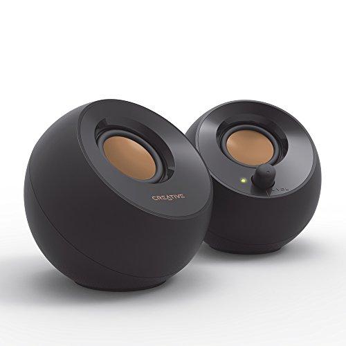 Creative Pebble ブラック 音声入力は3.5mm ピンプラグ接続 電源 Creative Pebble ブラック 音声入力は3.5mm ピンプラグ接続 電源
