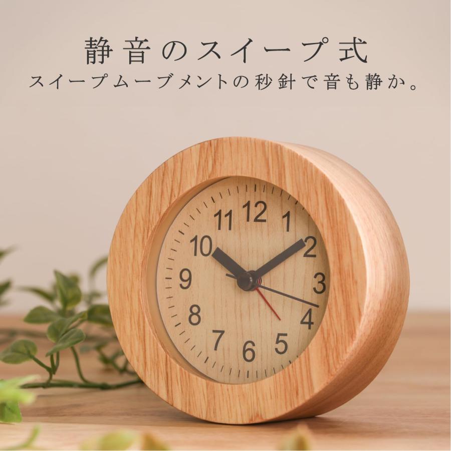 不二貿易(Fujiboeki) 置き時計 目覚まし時計 アナログ 幅10.2cm 不二貿易(Fujiboeki) 置き時計 目覚まし時計 アナログ 幅10.2cm