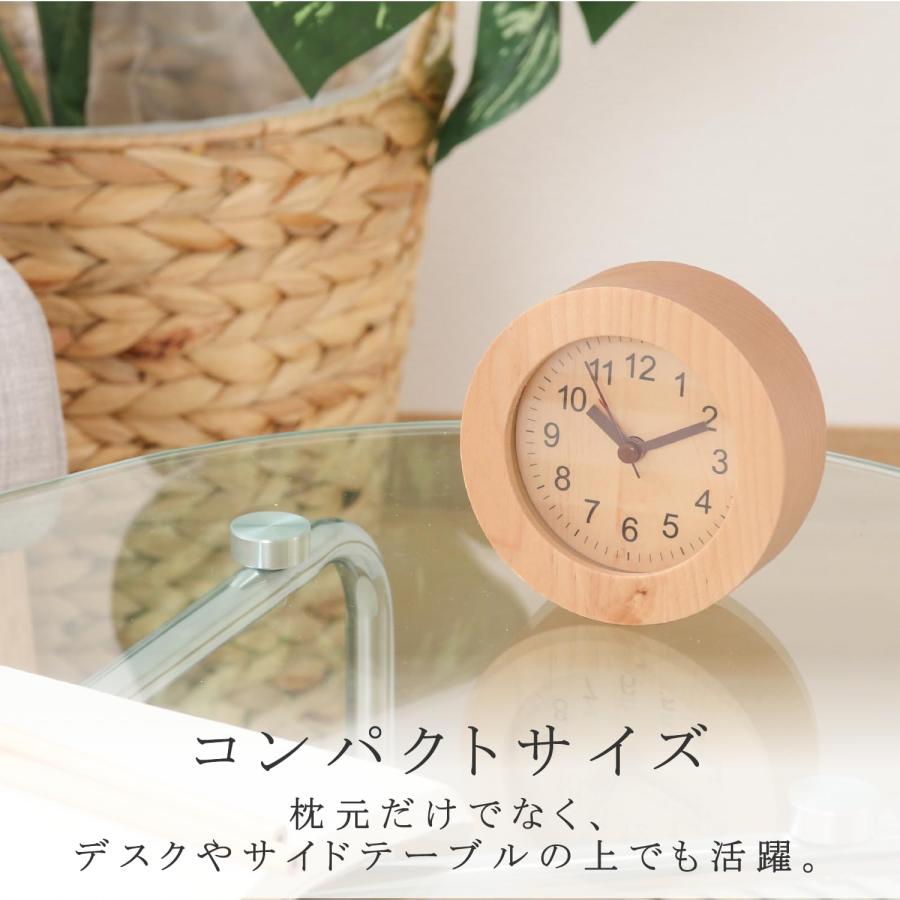 不二貿易(Fujiboeki) 置き時計 目覚まし時計 アナログ 幅10.2cm 不二貿易(Fujiboeki) 置き時計 目覚まし時計 アナログ 幅10.2cm