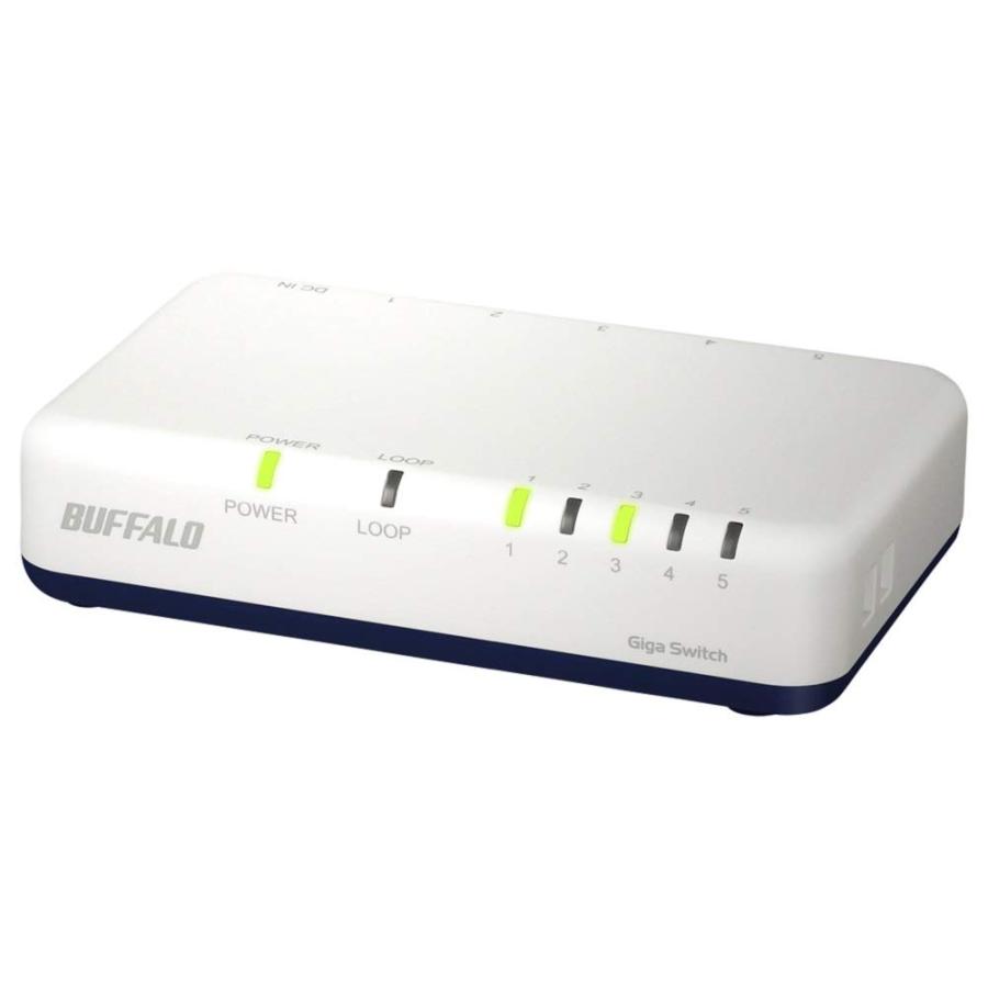 バッファロー BUFFALO Giga対応 プラスチック筐体 AC電源 5 バッファロー BUFFALO Giga対応 プラスチック筐体 AC電源 5