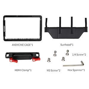 ANDYCINE Atomos shinobi モニター専用ケージ Nijna Vモニター用 ANDYCINE Atomos shinobi モニター専用ケージ Nijna Vモニター用