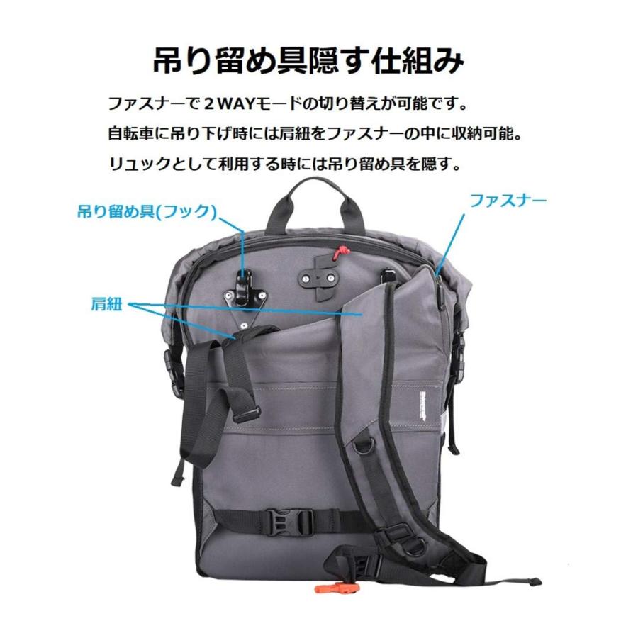 2in1多機能 自転車 パニアバッグ 防水 通勤 リュック リアバッグ 2in1多機能 自転車 パニアバッグ 防水 通勤 リュック リアバッグ