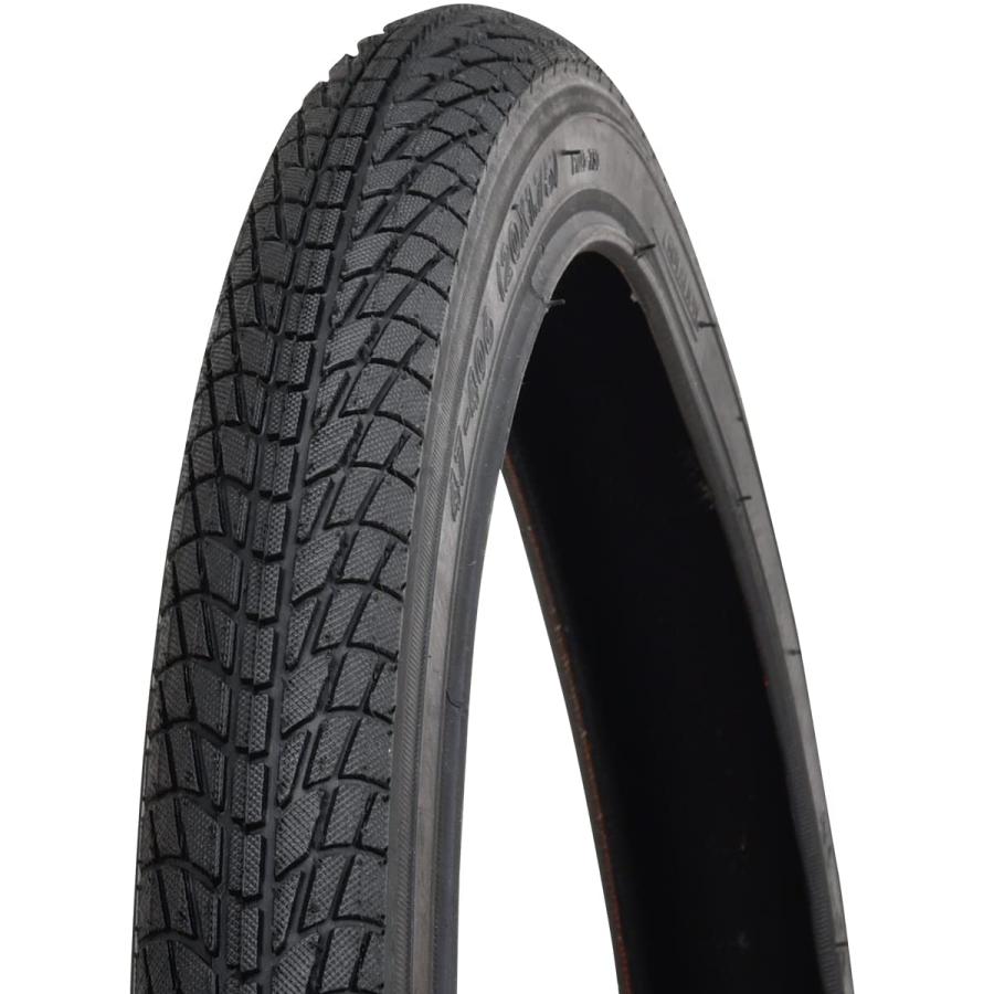 HAKUBA TIRE(ハクバタイヤ) 自転車 小径車 タイヤ 20インチ ミニベロ 折りたたみ自転車 ブラック P1023 60707 ...
