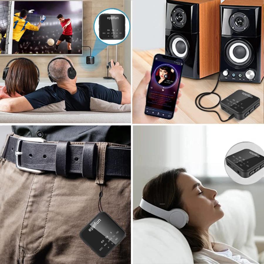 eppfun AK3046C Bluetooth 5.2 APTX-Adaptive トランスミッター eppfun AK3046C Bluetooth 5.2 APTX-Adaptive トランスミッター