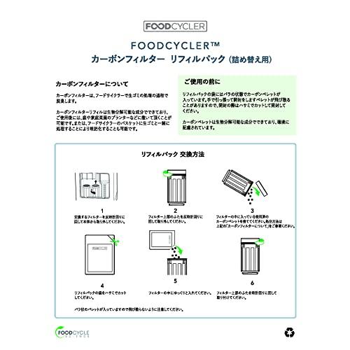 FoodCycler 詰め替え可能 リフィルフィルターセット2個 : ホット FoodCycler 詰め替え可能 リフィルフィルターセット2個 : ホット