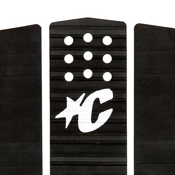 Creatures Of Leisure Reliance Front Deck Dual Traction Pad - Black, For Surfboards