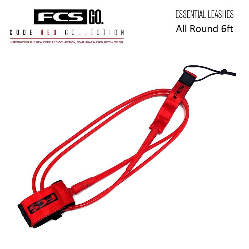 FCS エッセンシャルリーシュ メイソン・ホー サーフィン用リーシュコード ALL ROOUND 6” CODE RED 正規品 : ホット ...