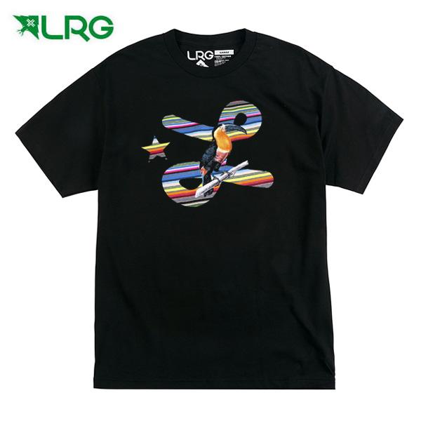 LRG メンズ半袖Tシャツ SPECTRUM PARROT TEE B201014 Black（A） 正規品｜hotobama