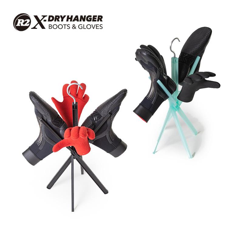サーフブーツ、グローブハンガーセット R2 X-DRY HANGER サーフブーツ＆グローブ専用2WAYハンガー