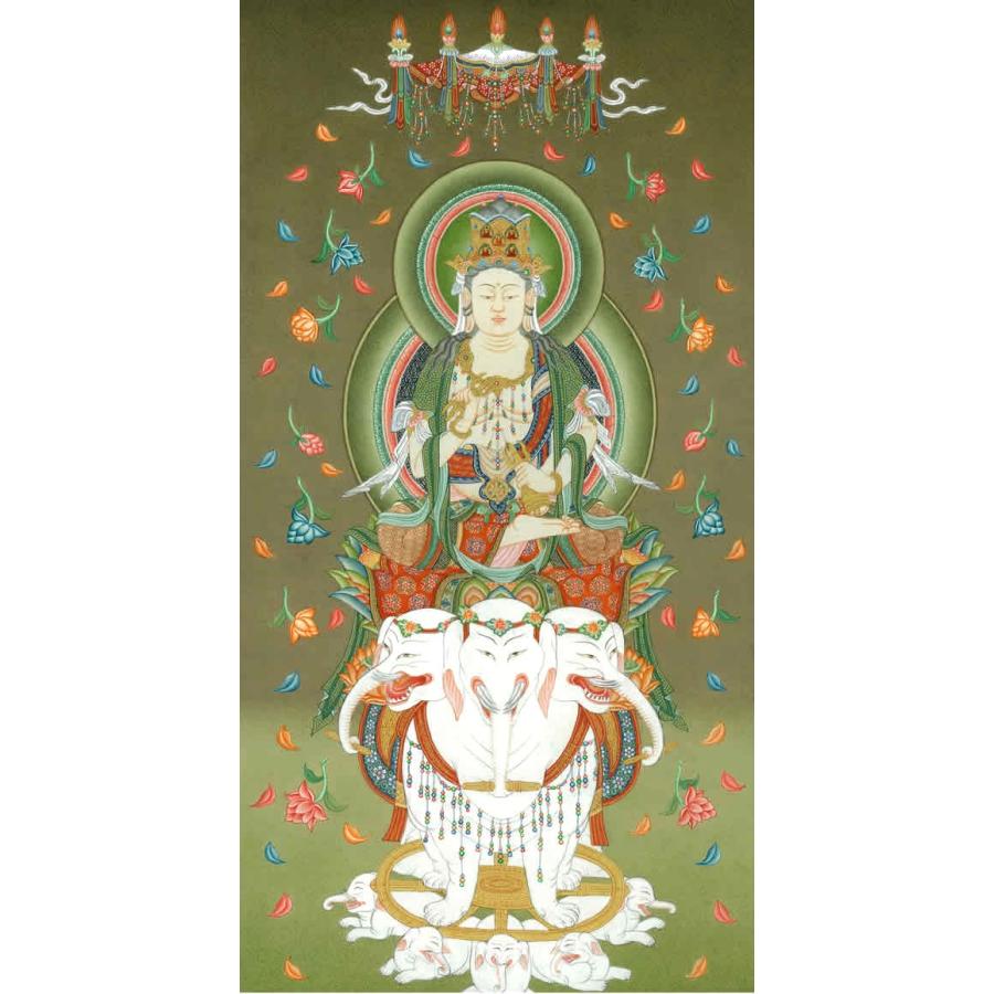 肉筆仏画 普賢菩薩 : 仏像仏画チベット美術卸の天竺堂 - 通販 肉筆仏画 普賢菩薩 : 仏像仏画チベット美術卸の天竺堂 - 通販