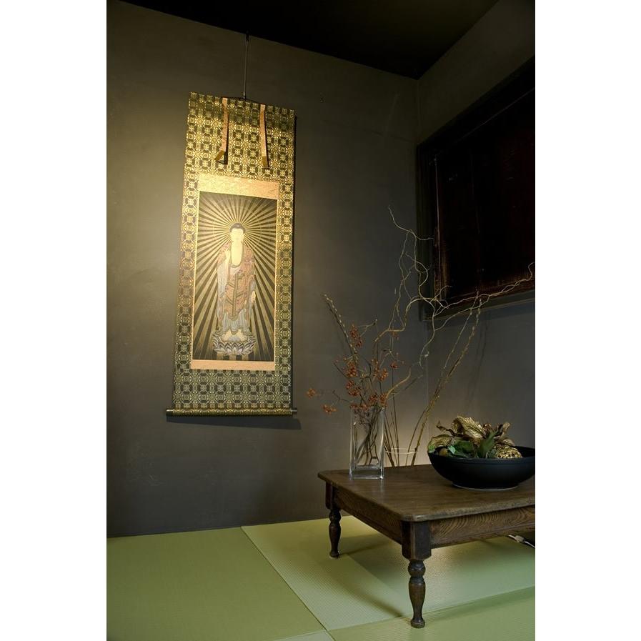 阿弥陀如来 仏画掛け軸（半切サイズ） : 仏像仏画チベット美術卸の天竺