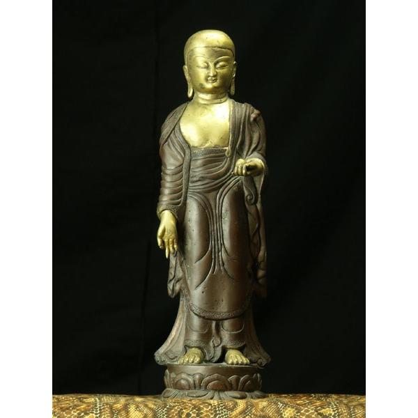 地蔵菩薩 銅造鍍金彫金仕上げ 一点もの 地蔵菩薩 仏画