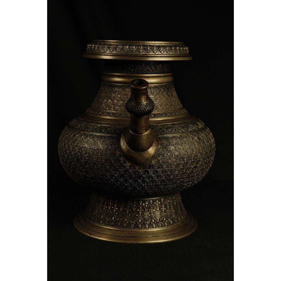 古仏器 水瓶（注口付） 黄銅製 : 仏像仏画チベット美術卸の天竺堂 