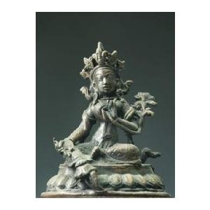 観音菩薩 黄銅製 黄銅製・観音菩薩坐像(B112)