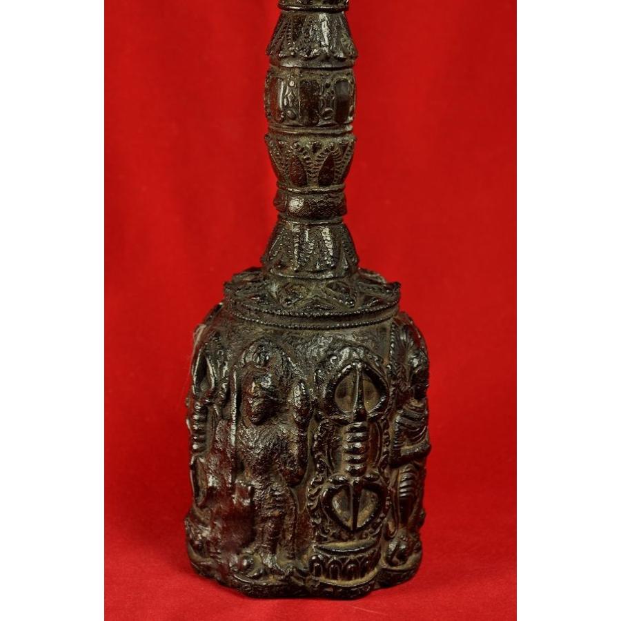 金剛独鈷鈴(黒色) : 仏像仏画チベット美術卸の天竺堂 - 通販 金剛独鈷鈴(黒色) : 仏像仏画チベット美術卸の天竺堂 - 通販