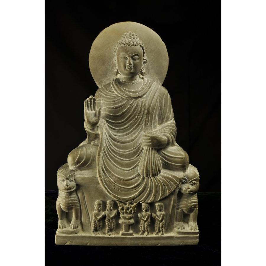石仏 ブッダ座像 : 仏像仏画チベット美術卸の天竺堂 - 通販 - Yahoo
