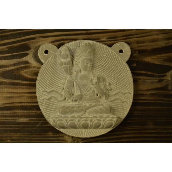 石仏 弥勒菩薩（浮き彫り） 楽器、手芸、コレクション-仏像-美術、工芸品