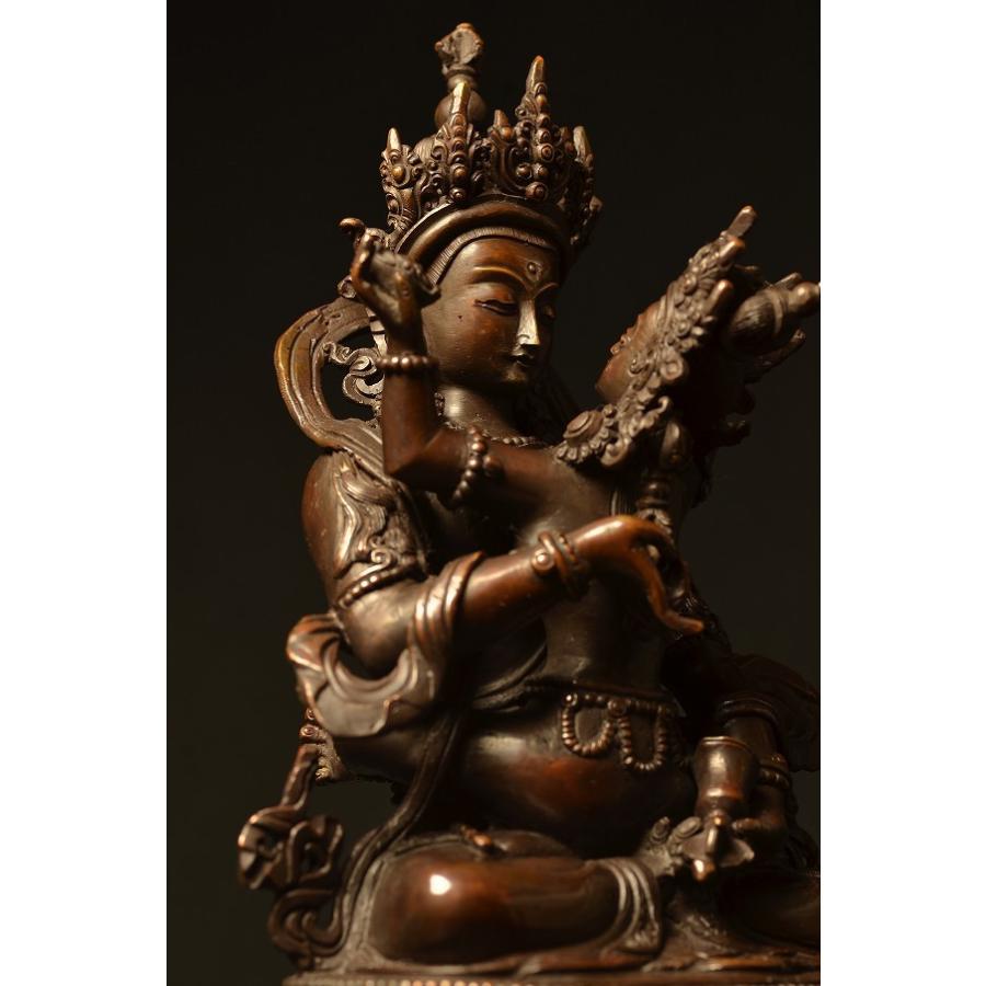 普賢シャクティ(歓喜仏)銅造製彫金仕上げ : 仏像仏画チベット美術卸の