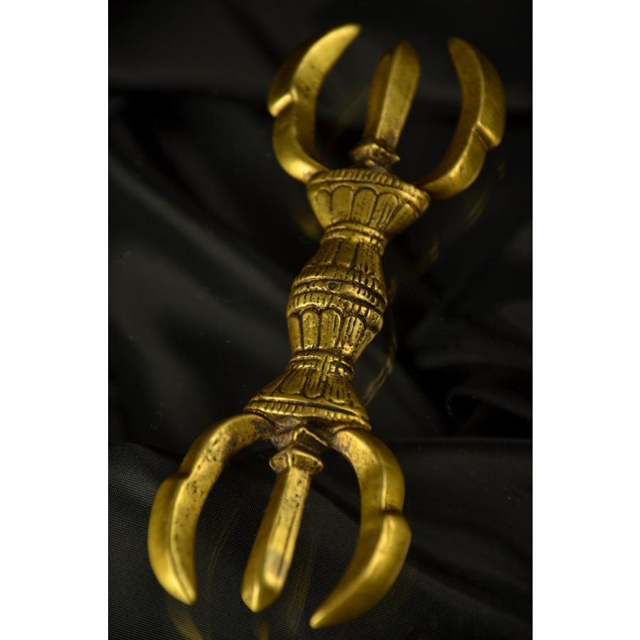 密教法具 三鈷杵 黄銅製 : 仏像仏画チベット美術卸の天竺堂 - 通販