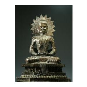 白檀　釈迦如来座像　八角台座　木彫仏像　仏教美術 白檀 仏陀 苦行 曹洞宗 臨済宗 禅宗 仏像 白檀 釈迦如来 八角台座 飛天