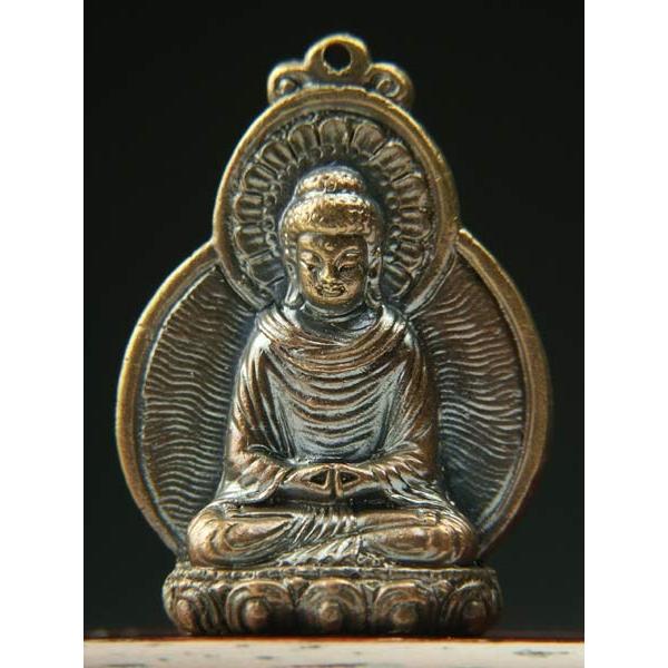 極小仏像（小）戌・亥歳の守り本尊阿弥陀如来（浮き彫り） : 仏像仏画