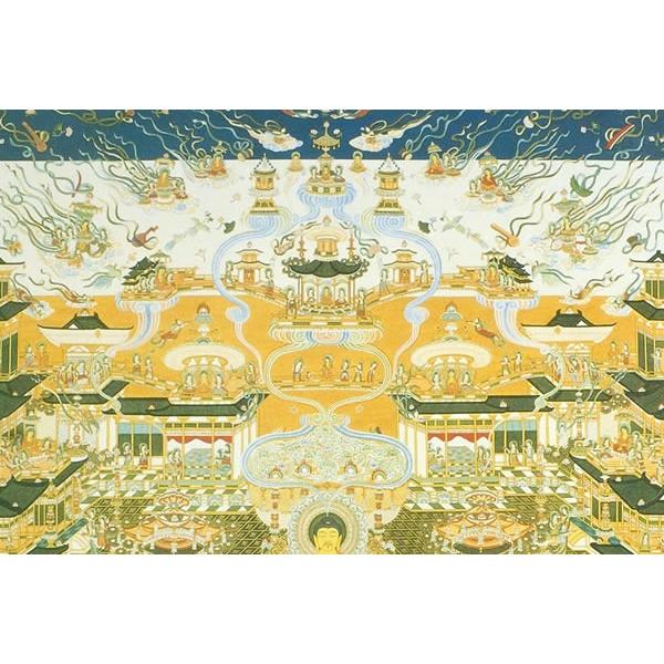 仏画色紙 観経曼荼羅 : 仏像仏画チベット美術卸の天竺堂 - 通販
