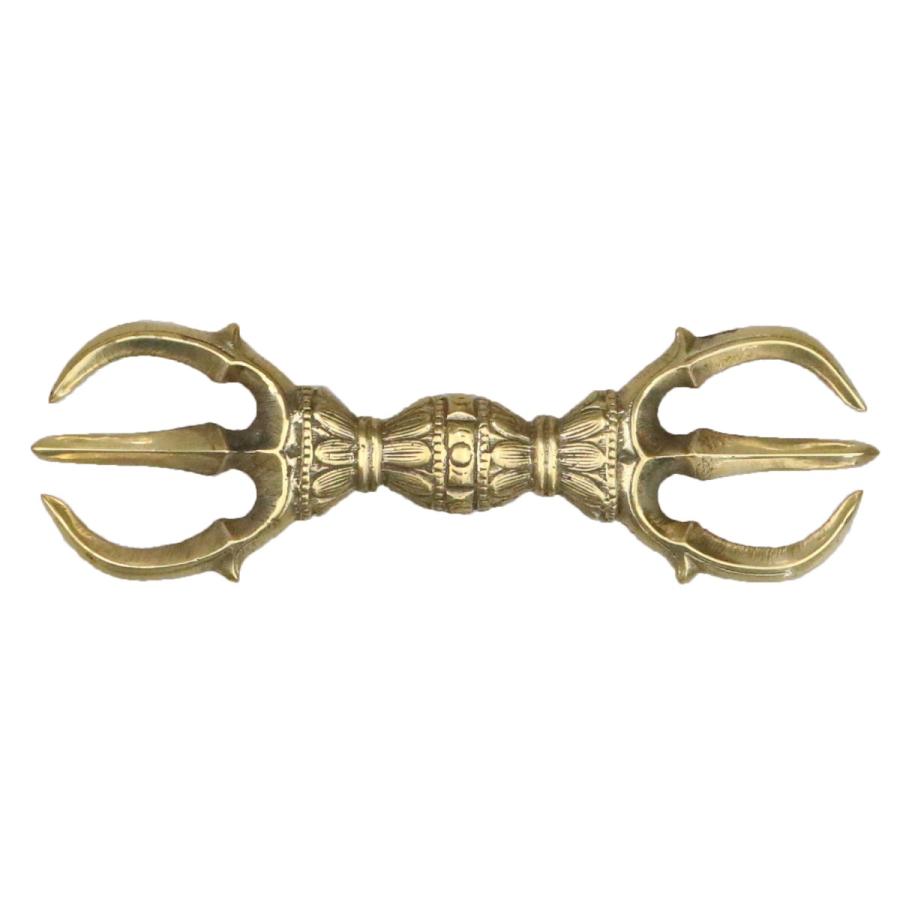 三鈷杵 15cm 真言宗 密教法具 金剛杵 送料無料 送料込み : 御朱印帳の