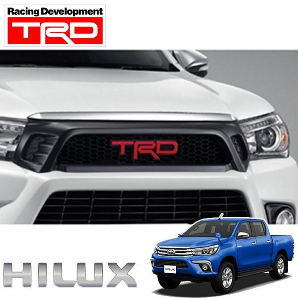 送料込（北海道沖縄別）新型ハイラックス フロント グリル Ver.2 TRD Asia 正規品 トヨタ TOYOTA HILUX GUN125 適合注意 Xグレードのみ適合｜hotroad-netshop