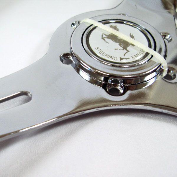 K&M φ290mm 極小ステアリング ウッドハンドル 木目 QSW1003-3