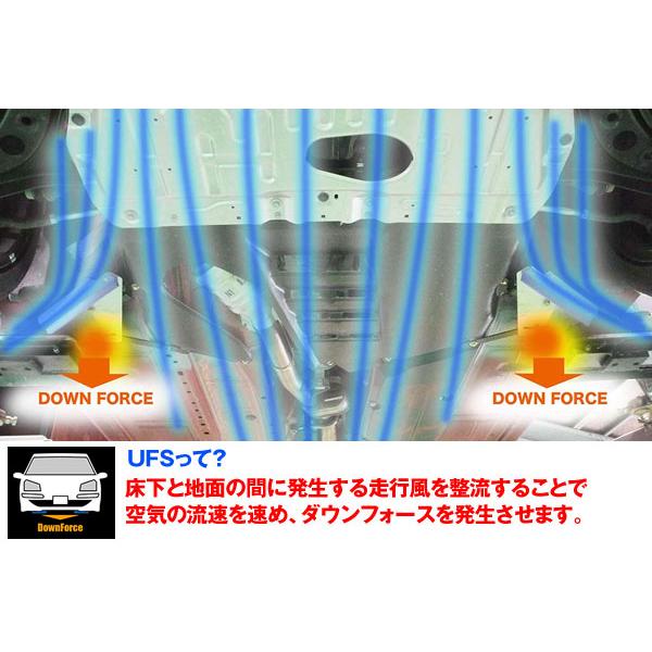 アケア：スイフト ZC## 2WD UFS アンダーフロアスポイラー ダウン
