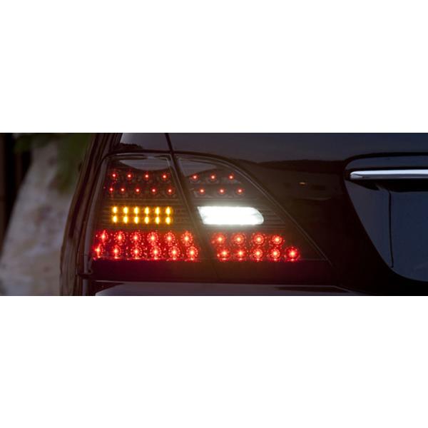 ジュエル LED テールランプ REVO セルシオ 30系 前期 H12.8〜H15.7 ライトスモーク/クローム  ヴァレンティ/Valenti TT30CEL-SC-1｜hotroad｜04