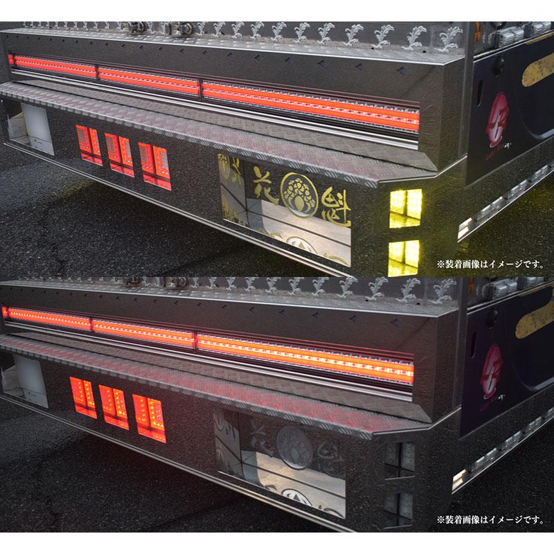 花魁JAPAN COMBO剣 短尺 LEDテールランプ レッド/クリア ECE認証 花魁JAPAN COMBO剣 短尺 LEDテールランプ レッド/クリア ECE認証