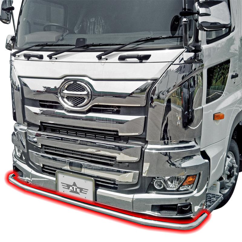 ATS 【10/4限定 P最大11倍】パイプバンパー フロント 17プロフィア