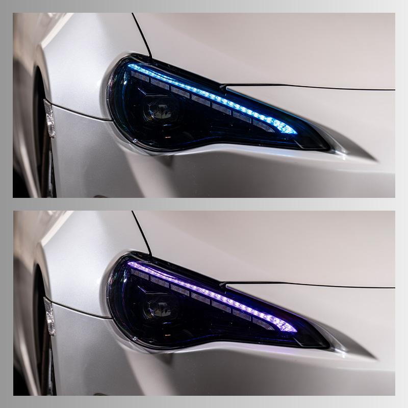 86 (ZN6) LED ヘッドライト RGB対応 Bluetooth連動 スマホ操作