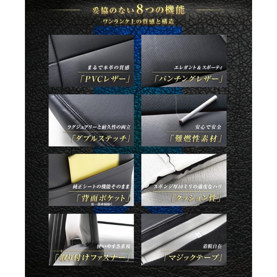 マツダ タイタン 6型 ワイドキャブ 1.75t〜4.6t LNR LNS LPR LPS (H19/01〜) ヘッドレスト一体型 フロントシートカバー AZ10R02 Azur