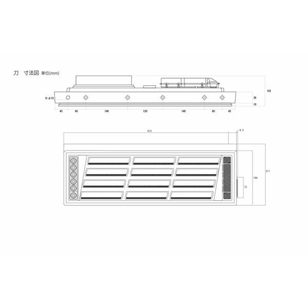 花魁 COMBO 刀 LEDテールランプ トラック用 24V専用 クリアレンズ/クローム 大型車 花魁/OIRAN OCKN-CC-01