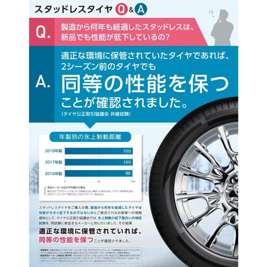 235/50R18 97Q スタッドレスタイヤ ウインターマックス 02 2023年製 4本セット ダンロップ WM02の画像