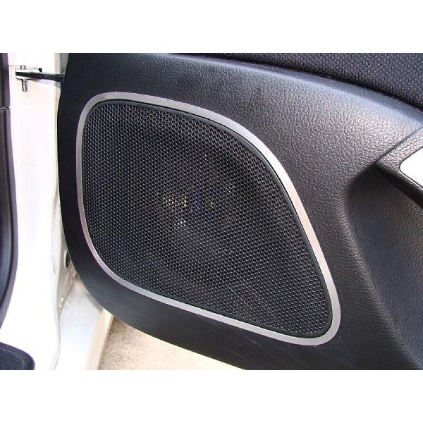 ダイハツ コペン L880K スピーカーグリル アルミ製フレーム 左右