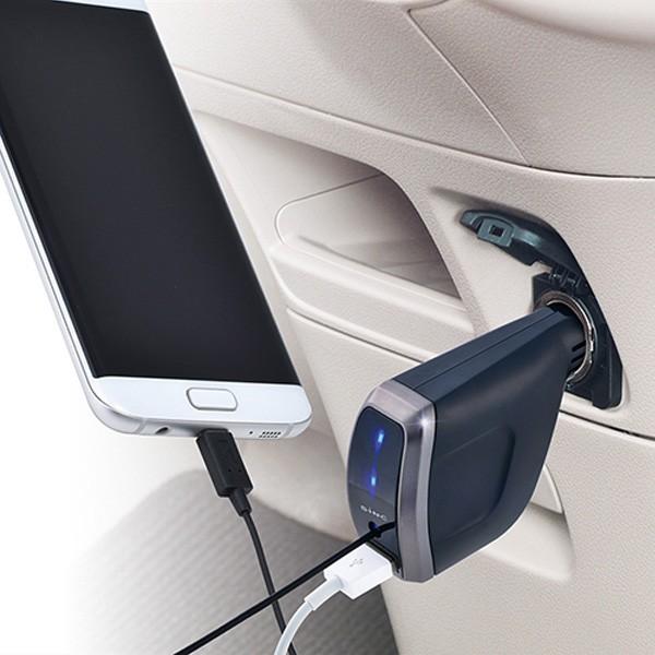 Dcリールチャージャー 充電器 Microusb Usbポート 4 8a ブラック スマホ 車 Android アクセサリー セイワ D560 カー用品のホットロード春日井西店 通販 Yahoo ショッピング