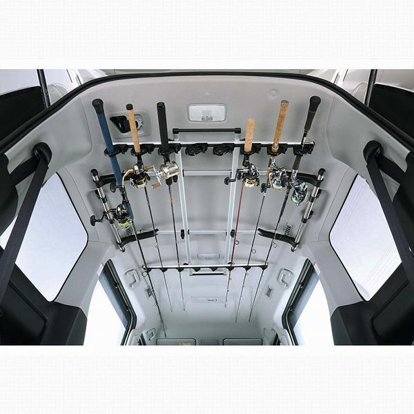 ロッドホルダー 釣り竿 車載 デュアルホールドタイプ 5本積 ルアーフィッシング用 NEWモデル INNO IF-16の画像