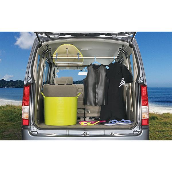 カーメイト サポートバー 旧型エブリイ/バモス用 車内収納 サーフィン  