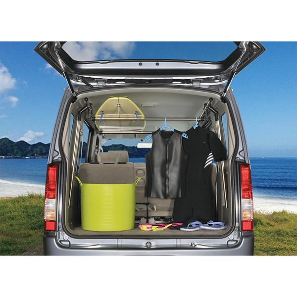 ★ソロキャンプにめちゃ便利☆送料込み匿名配送 ホンダバモス リアスペース有効活用 ホンダバモス リアスペース有効活用 整理整頓 全年式取り付け可能