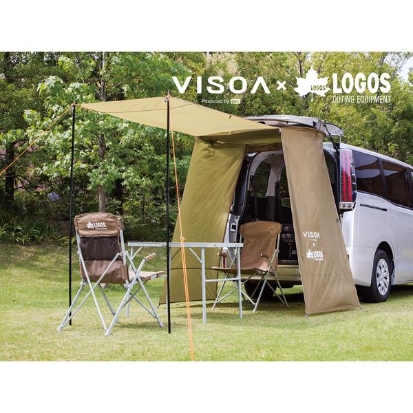 槌屋ヤック 【最大P14倍 1/5限定】VISOA×LOGOS カージョイントタープ