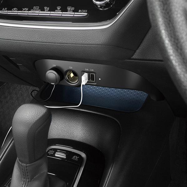 シガー 槌屋ヤック 210系 カローラ専用 電源BOX 専用設計 USB シガーソケット