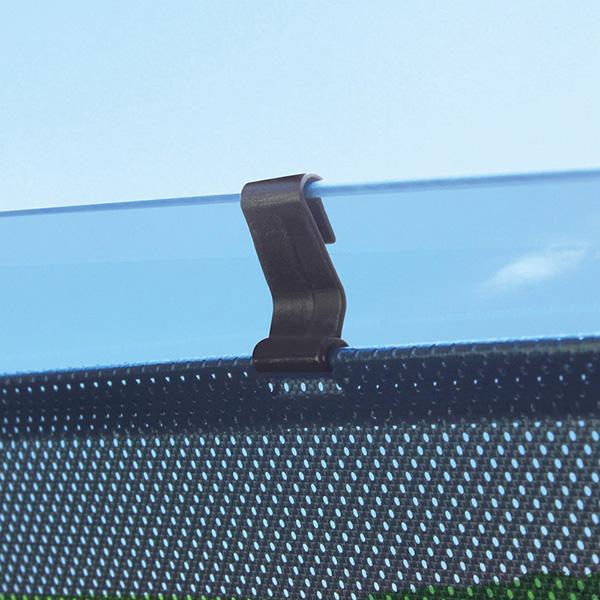 槌屋ヤック ロールカーテン L メッシュ生地 1枚入 窓枠下部取付型