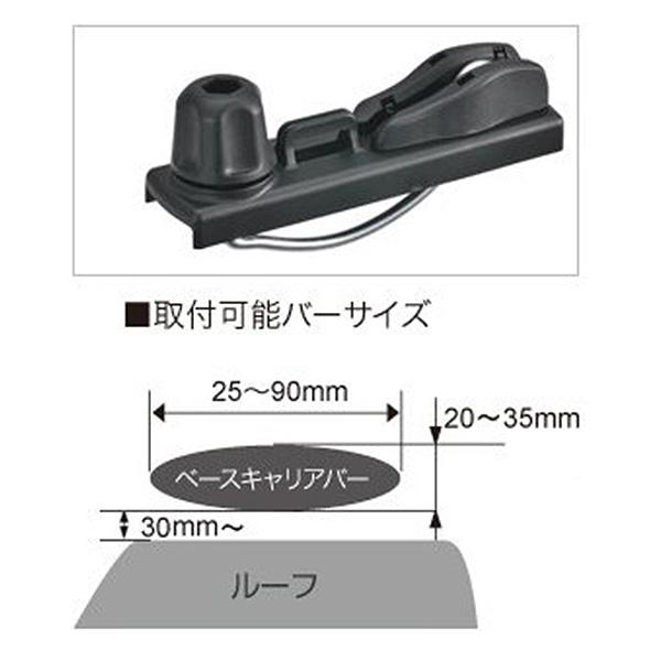 INNO クイッククランプセット 4個セット ルーフボックスオプション 