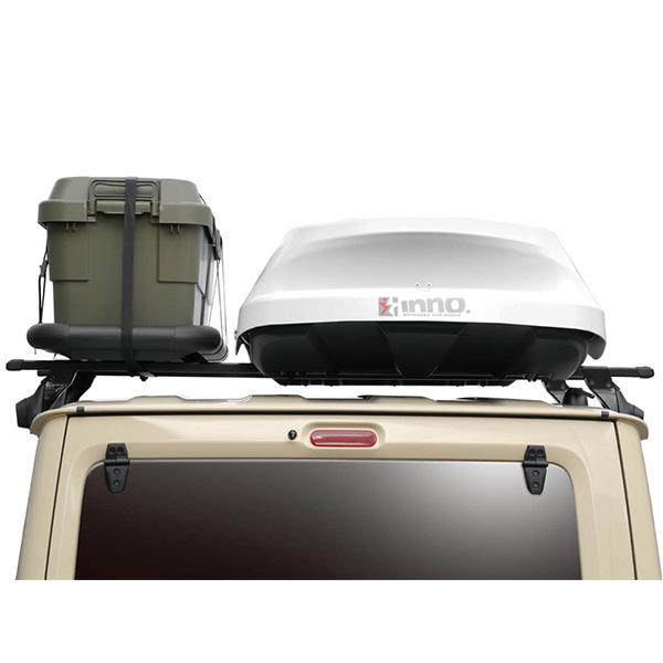 INNO ルーフデッキ 幅45cm ブラック ルーフラック