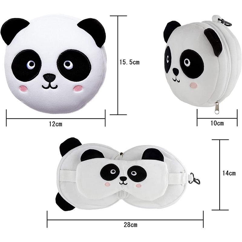 最大P14倍 12/15限定】アイマスク付もちもちピロー Relaxeazzz パンダ