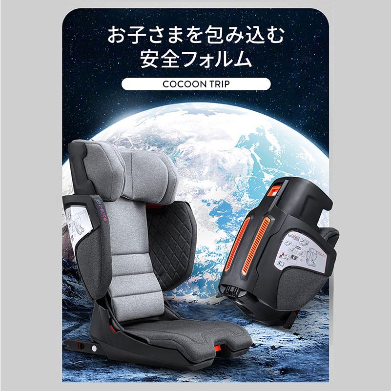 リーマン　LEAMAN　ジュニアシート　ウェルドン　コクーントリップ　R129適合　コンパクト収納　3歳〜12歳頃まで　ISOFIX　JB643　15〜36kg