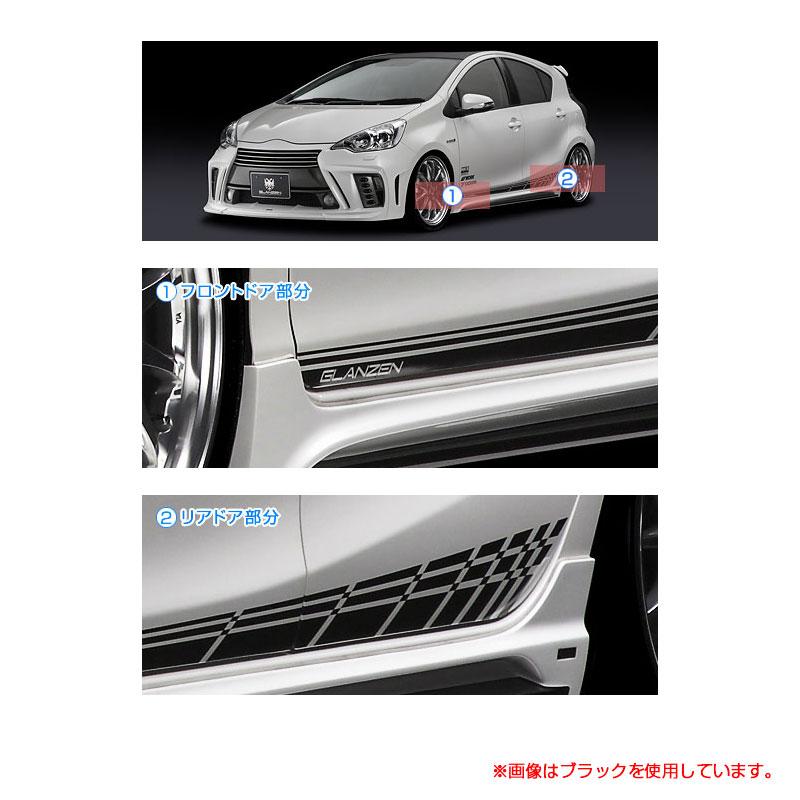 ケースペック 【爆買6/19-21 最大P16倍】GLANZEN サイドデカール 